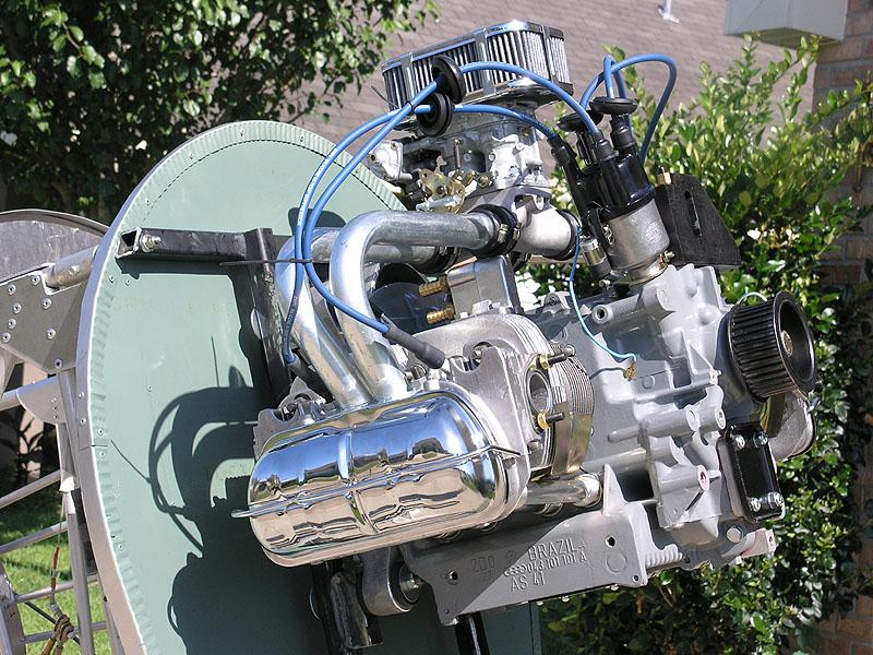 10aenginemounted.jpg - Early mount of the engine.